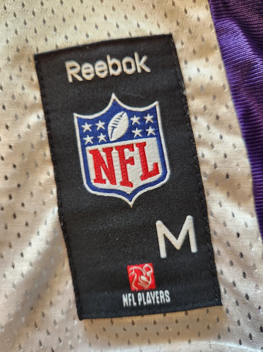 Reebok 2008 #28 Adrian Peterson Minnesota Vikings Away Football Jersey - Size M - Picture 7 of 9